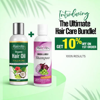 hair Oil + Shampoo  Combo Bundle